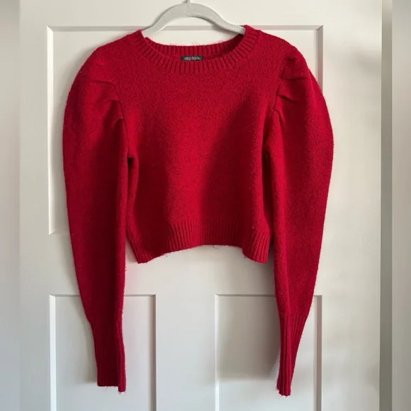 Valentine’s Day Cropped Sweater - Picture 1 of 2